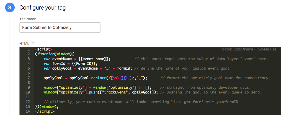 GTM Custom Form Event