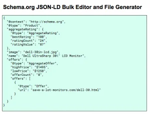 Schema.org JSON LD Bulk Editor for Google Sheets Step 1